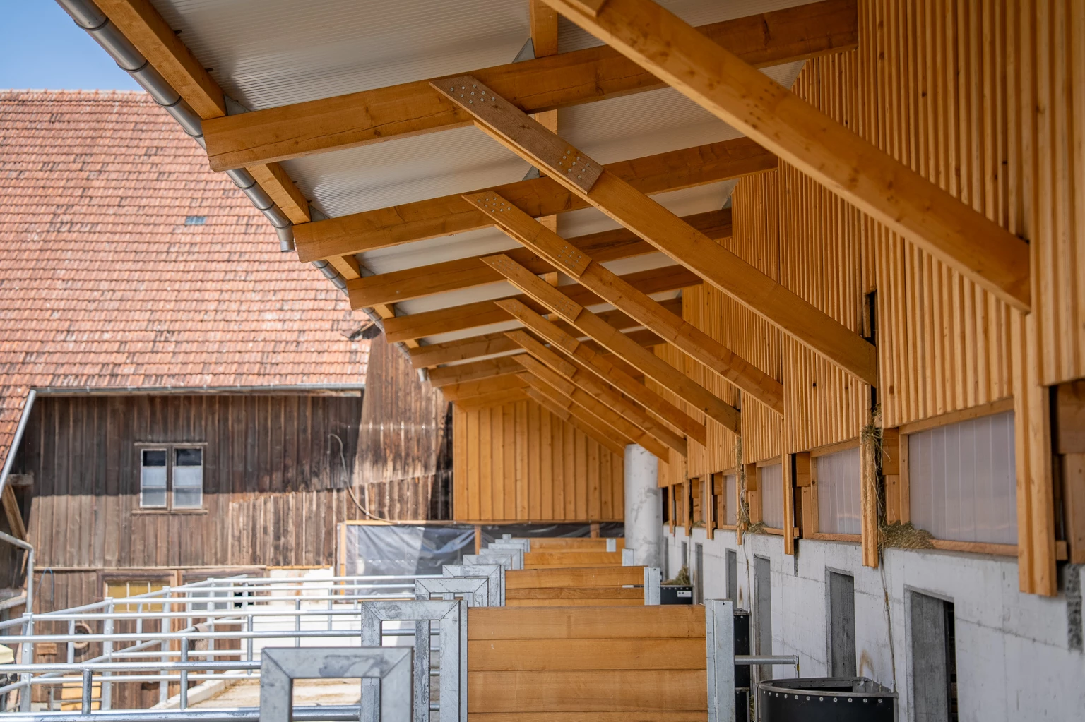 Holzbau Projekt Neubau landwirtschaftliches Gebäude Thurgau