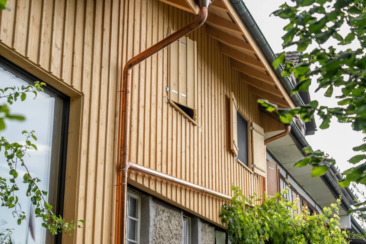 Ökologischer Holzbau Umbau eines Althauses in Thurgau