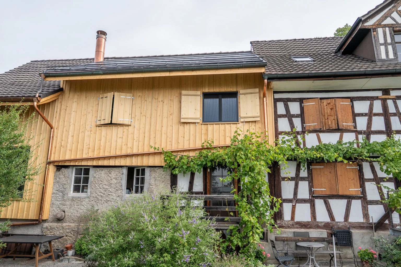 Ökologischer Holzbau Umbau eines Althauses in Thurgau